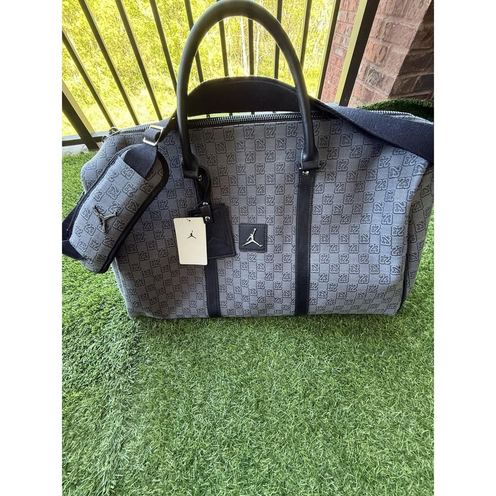 Jordan Monogram Duffle Bag (Dark Smoke Grey)